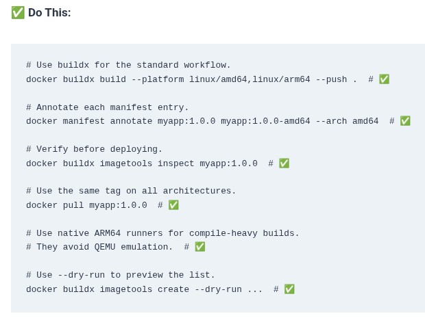 Docker 60 🐳 Creating Open Container Initiative (OCI) Multi-Arch Manifest Lists (amd64, arm64)