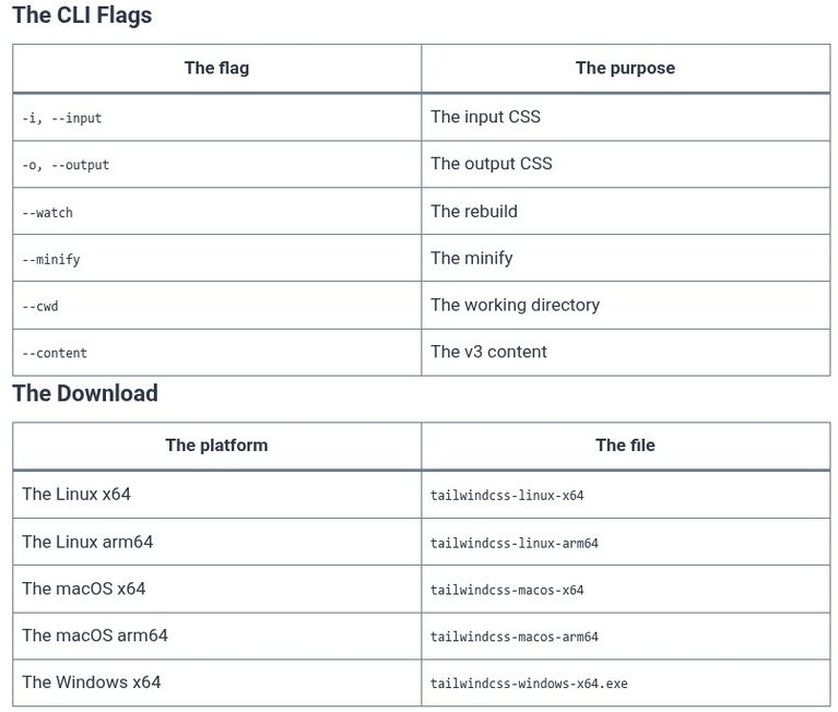 Tailwind CSS 79 🎨 Standalone Binary CLI Distribution in Non-Node.js Workflows (Go, Rust, Rails)