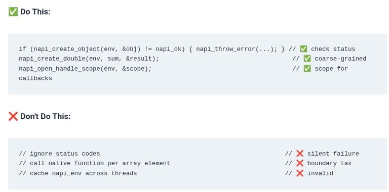 Node.js 84 🟢 Native C++ Addons and High-Performance Native API (Node-API / N-API)