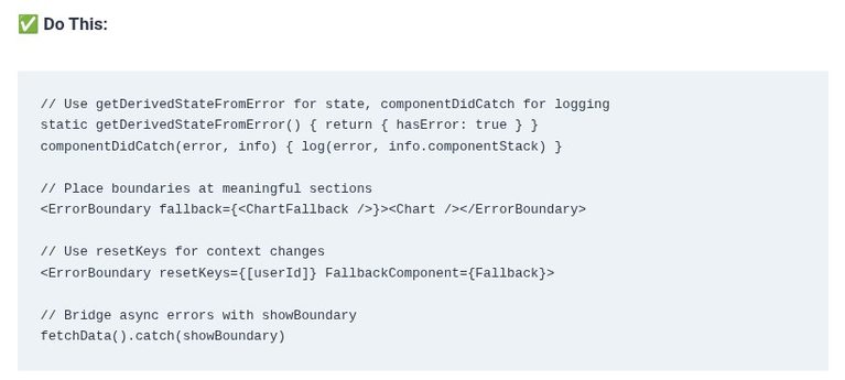 React 78 ⚛️ Catching Rendering Errors with Error Boundaries