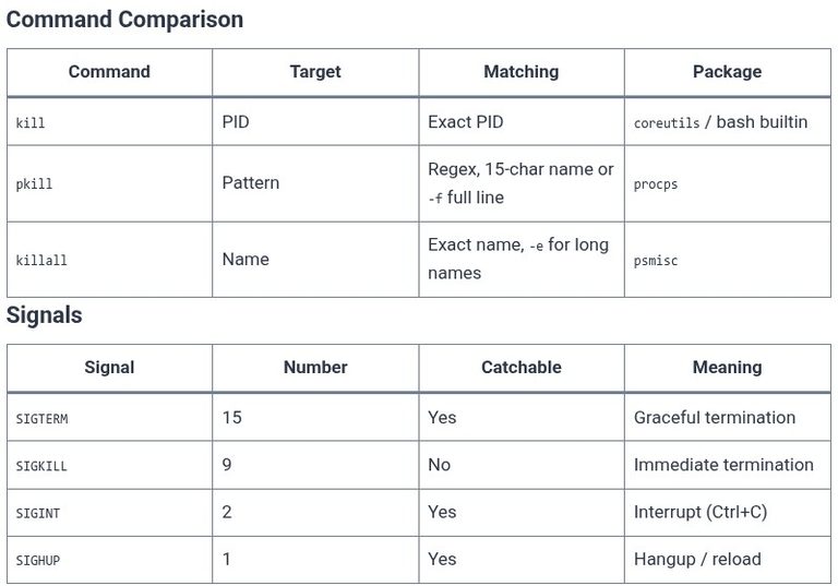 LFCS 55 🐧 Killing Processes — kill, pkill, killall