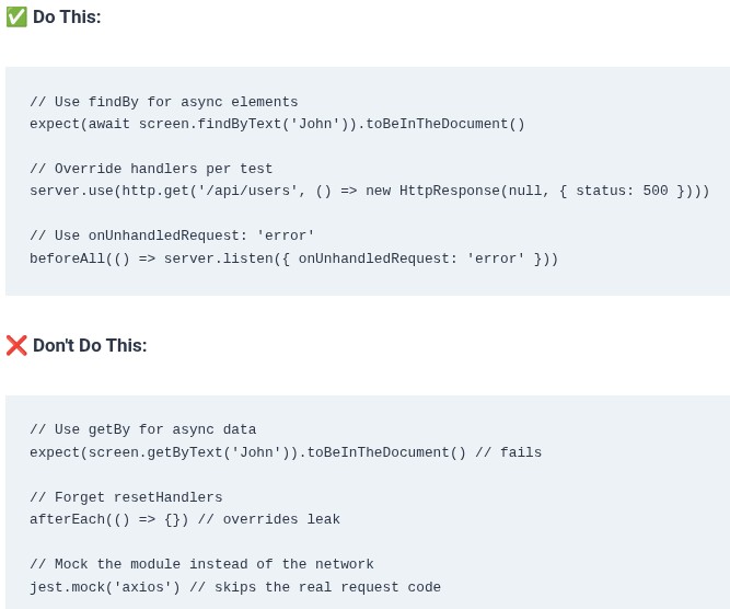 React 86 ⚛️ Mocking API Calls with MSW (Mock Service Worker)
