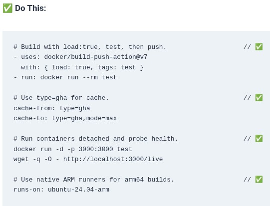 Docker 84 🐳 Continuous Integration Pipelines: Building and Testing Docker Images in GitHub Actions