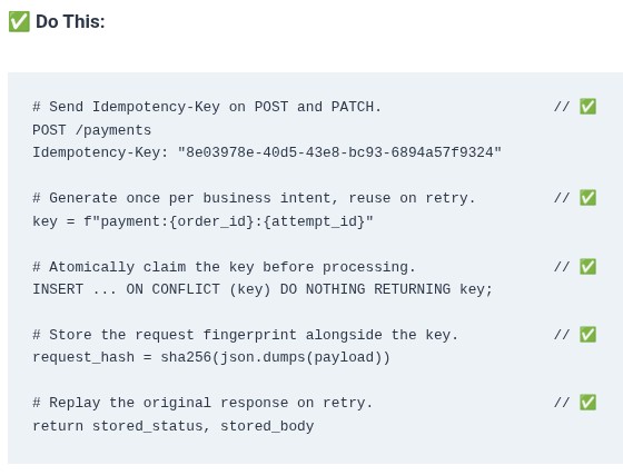 REST API 19 🌐 Idempotency in Write Operations (Idempotency Keys)