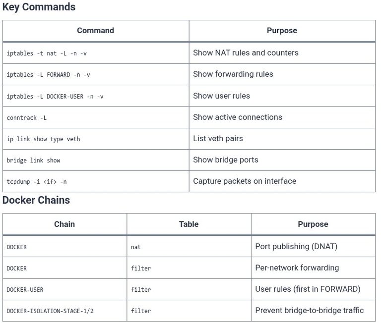 Docker 90 🐳 Networking Deep Dive: Packet Flow Tracking through iptables, NAT, and veth Pairs