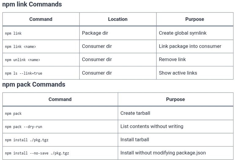 npm 21 🌐 Local Testing with npm link and npm pack