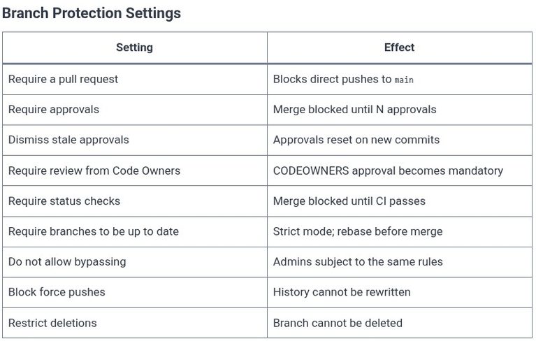 GitHub 12 🌐 Branch Protection Rules and CODEOWNERS