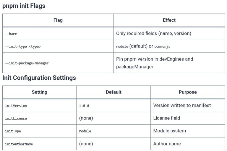 pnpm 03 📦 Initializing Projects and package.json Setup