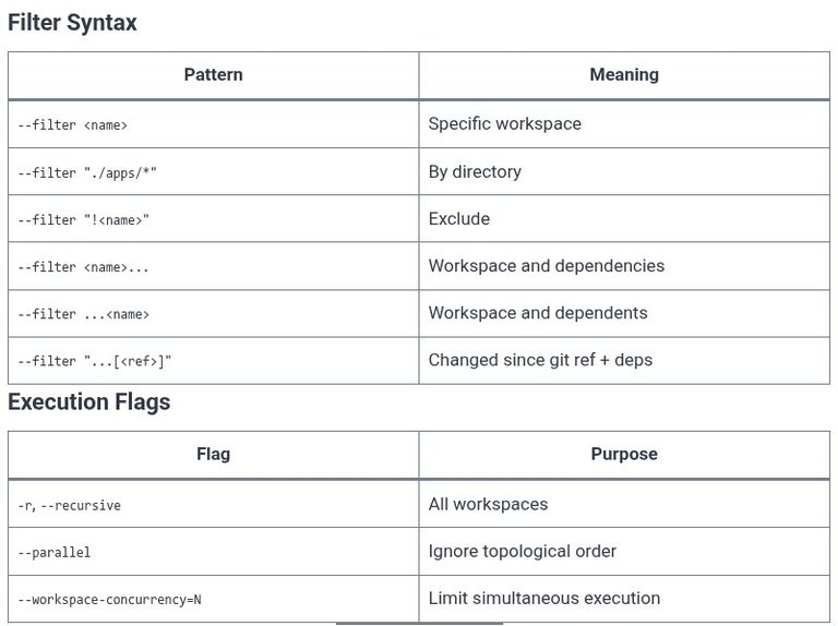 pnpm 09 📦 Filtering Workspaces and Running Parallel Tasks