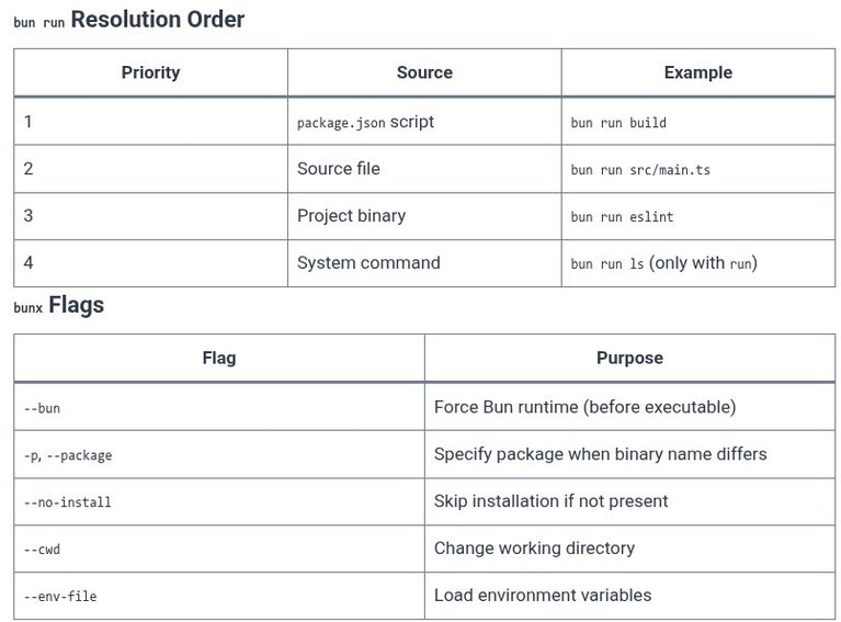 Bun 06 ⚡ Running Scripts and Executing Binaries via bun run and bunx