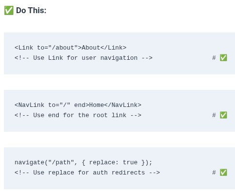 React Router 05 ⚛️ Navigation Links — Using Link components