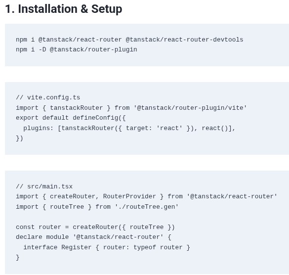 TanStack Router 16 ⚛️ CheatSheet